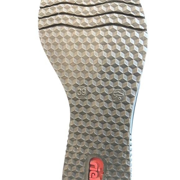 Rieker Women’s Doris Slip On Shoes Black Gray Metallic Floral/Lace Size 39 US 8 - Picture 6 of 6